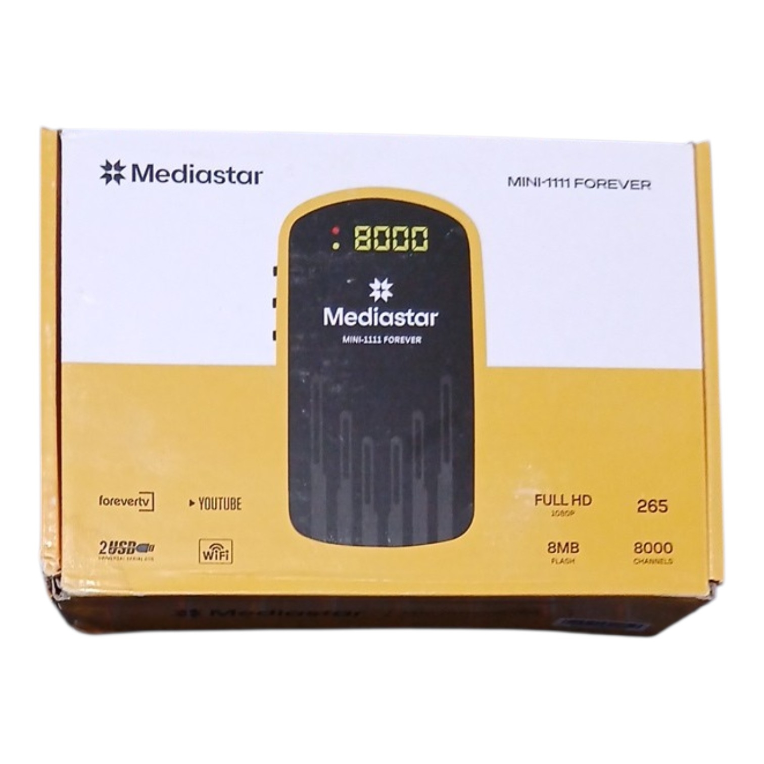 گیرنده دیجیتال مدیااستار مینی ۱۱۱۱ HEVC 265 نرم افزار اصلی